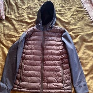 Columbia Omni heat zip up puffer jacket